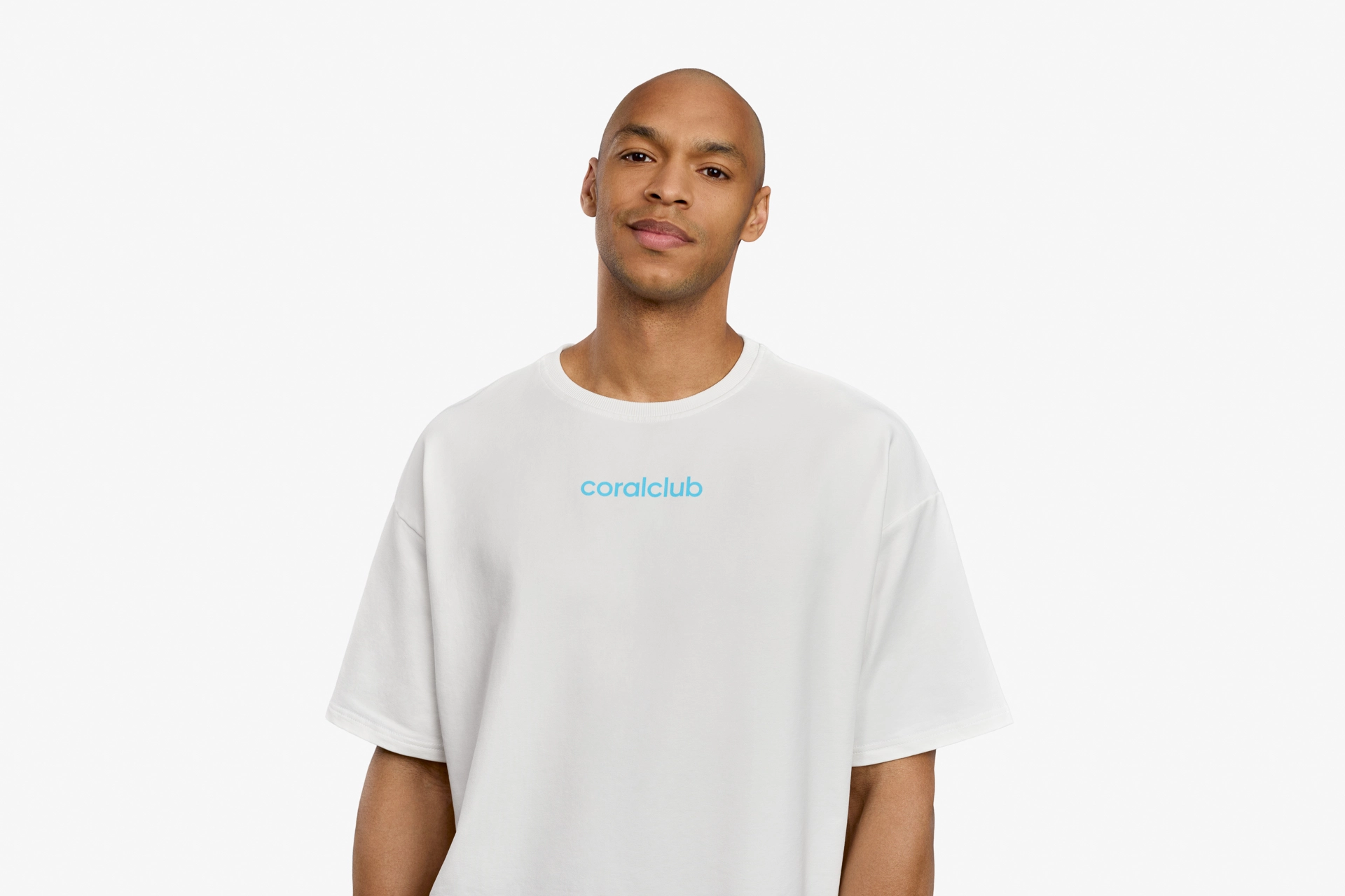Oversized T-shirt, ivory white
